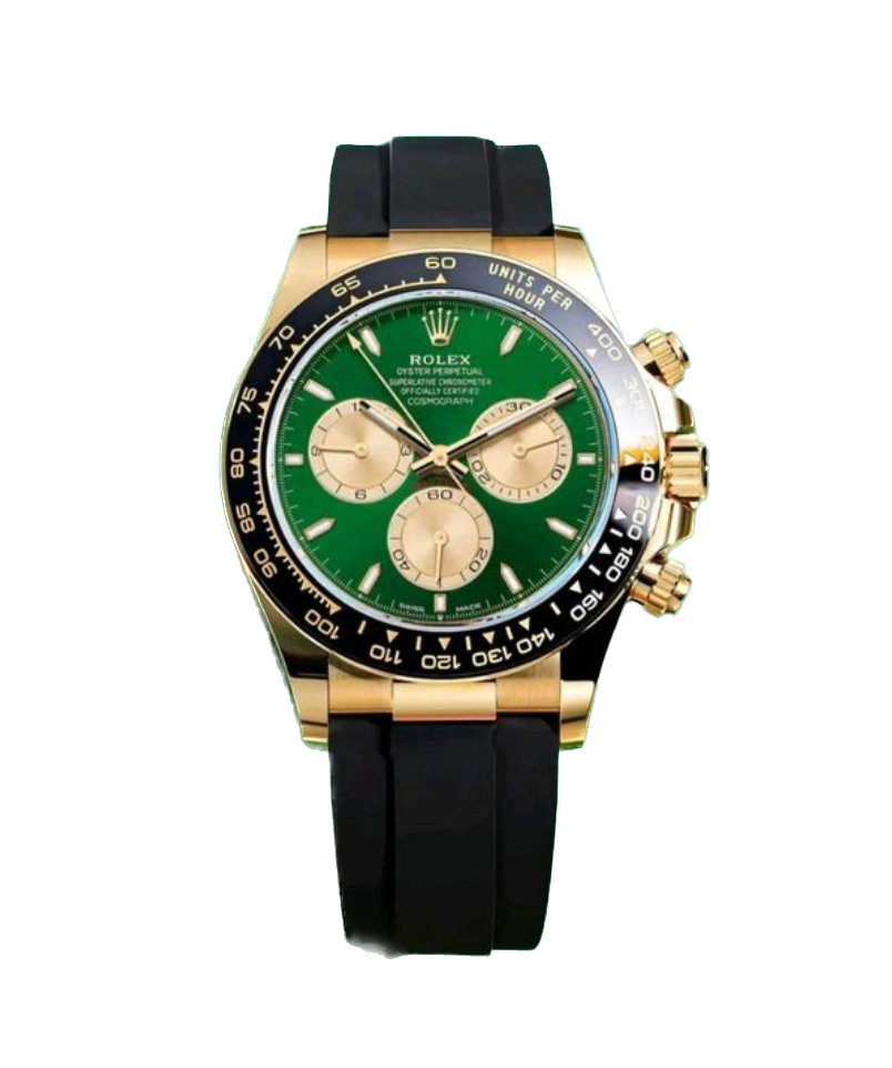 Rolex Cosmograph Daytona Yellow Green Dial – main view