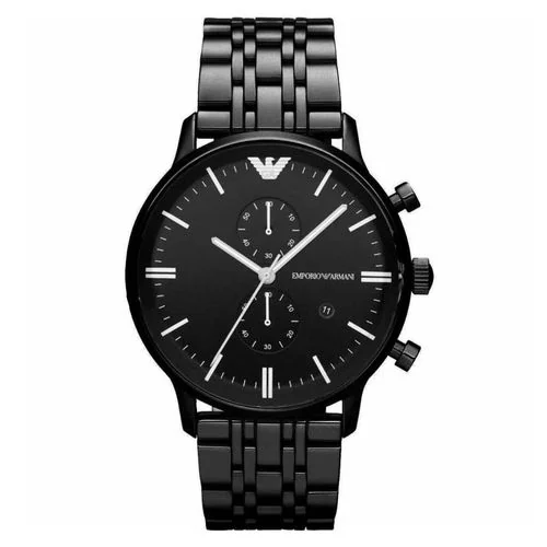 Emporio Armani AR1934 Men's Black Chronograph Watch – main view