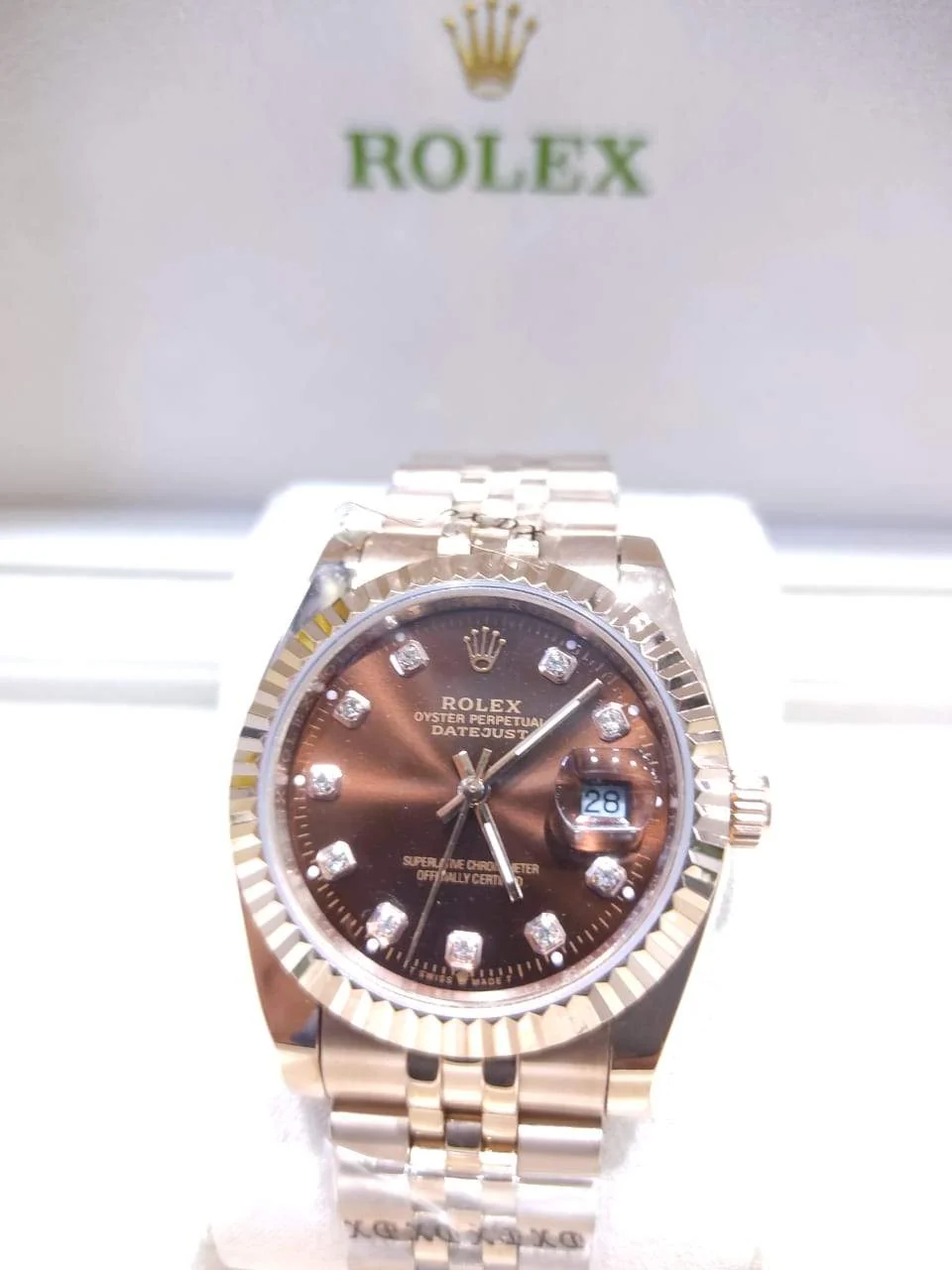 Rolex Datejust Full Rose Gold Ladies – gallery view