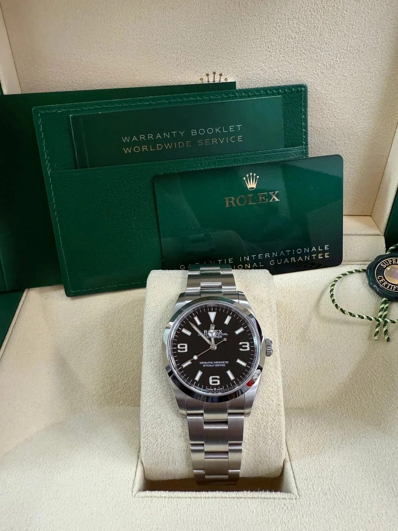 Rolex Explorer Oyster Perpetual Black – gallery view