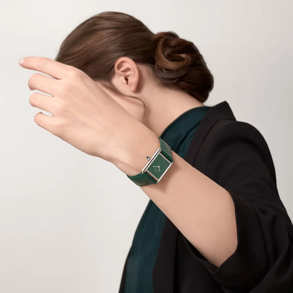TANK MUST DE CARTIER WATCH green – gallery view