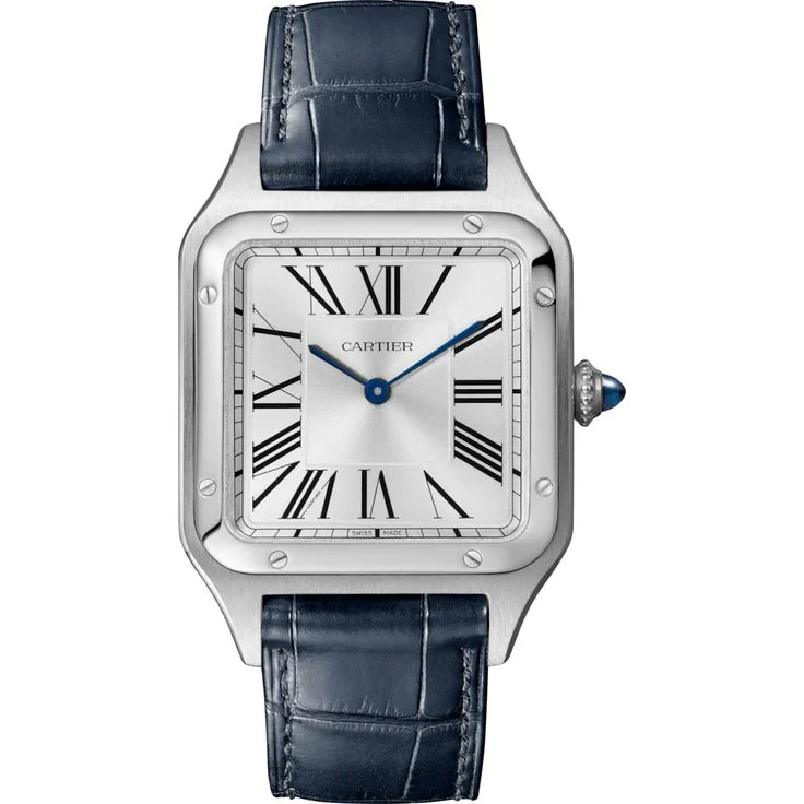 Cartier Santos dumont silver Bracelet Bleu – main view