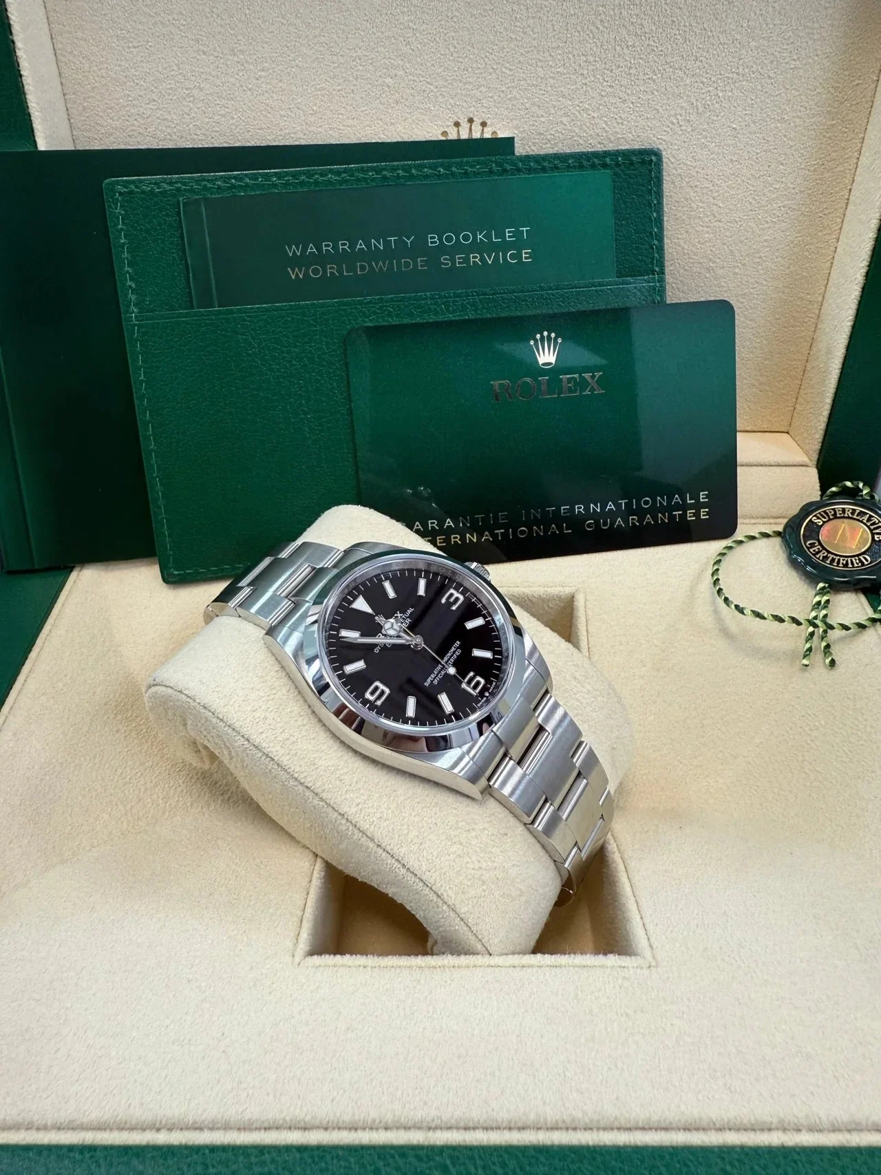 Rolex Explorer Oyster Perpetual Black – gallery view