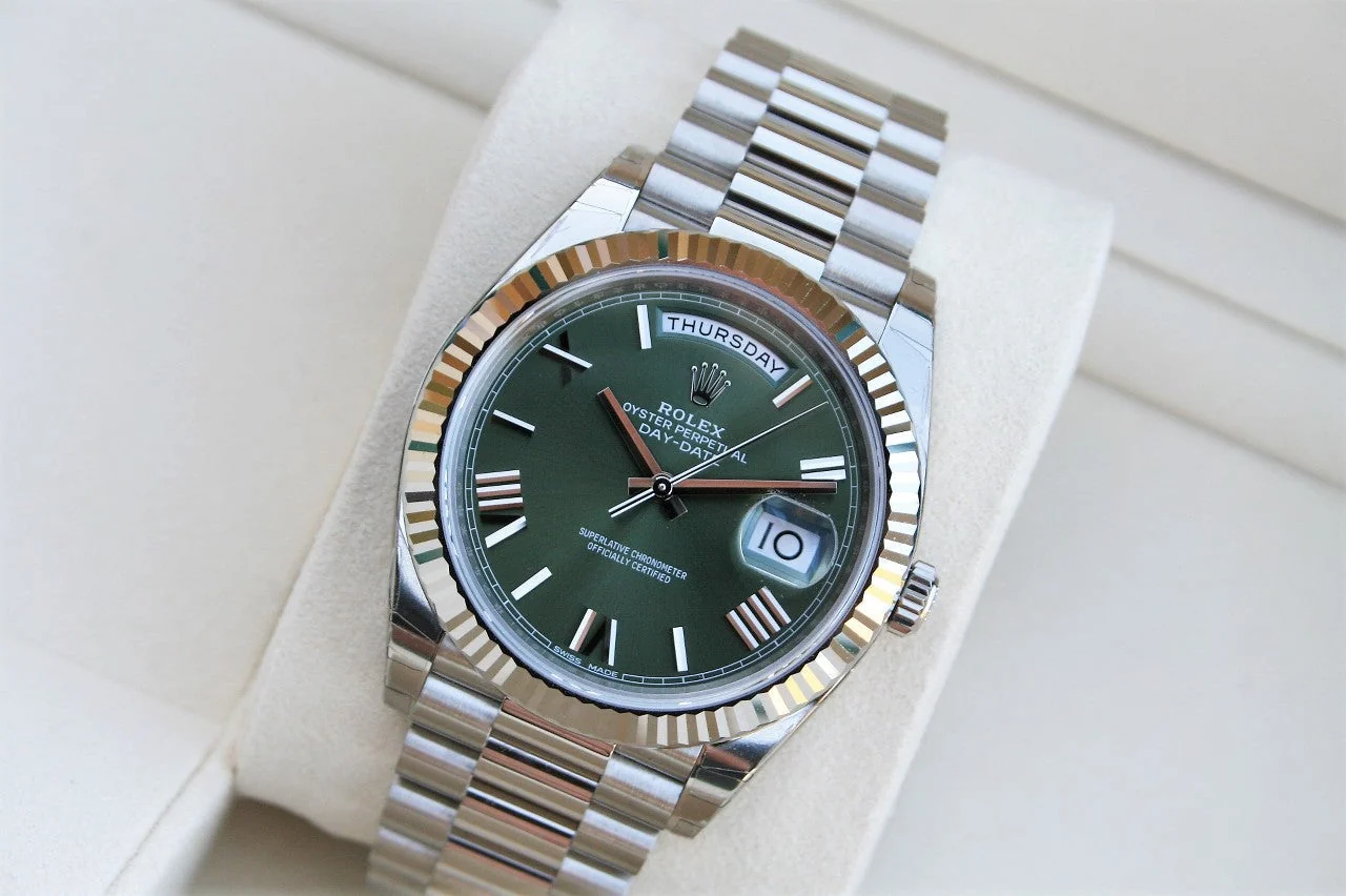Rolex DayDate 40 Green Men's – gallery view