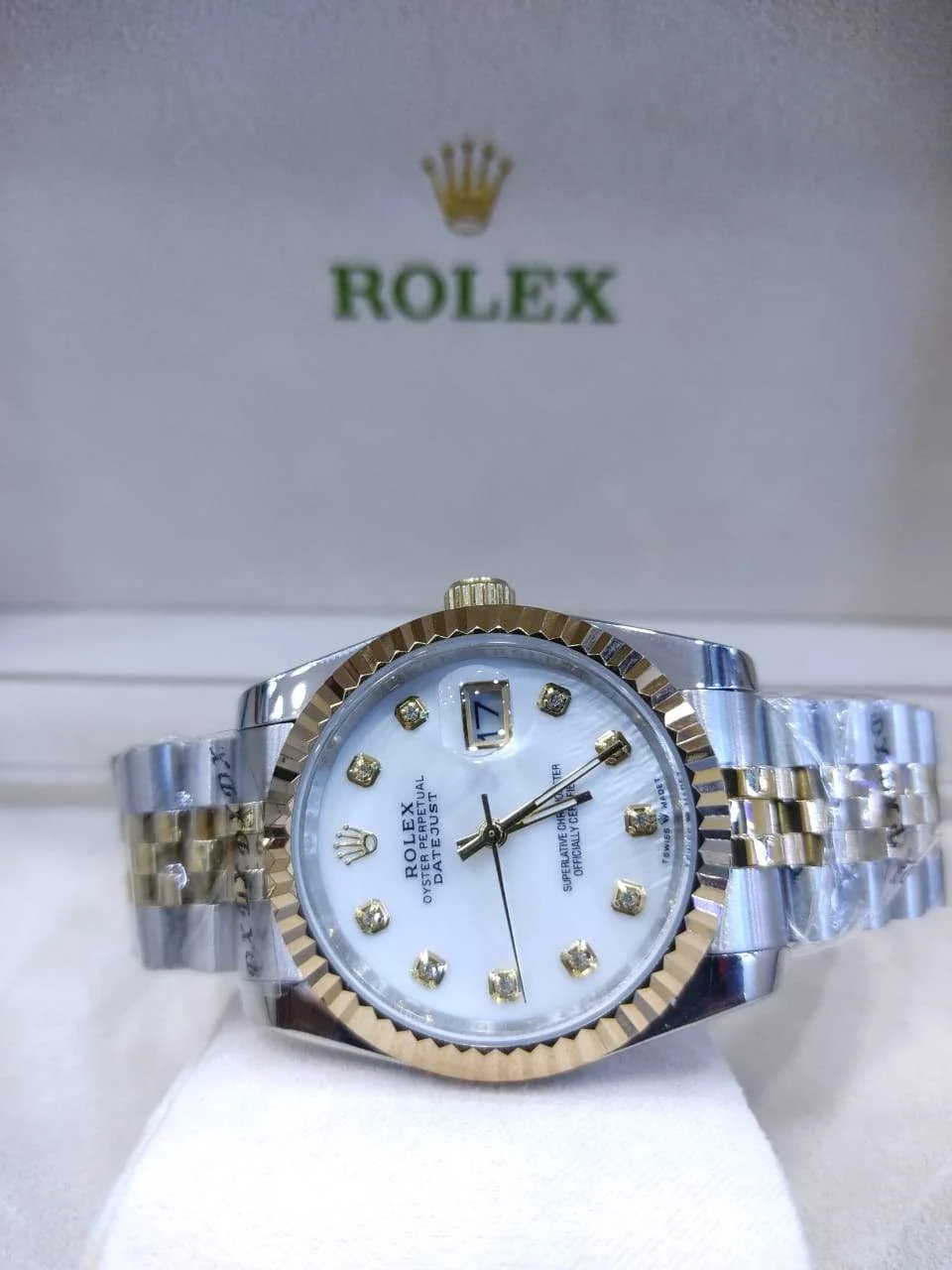 Rolex Datejust 36mm Two-Tone Dial White – gallery view