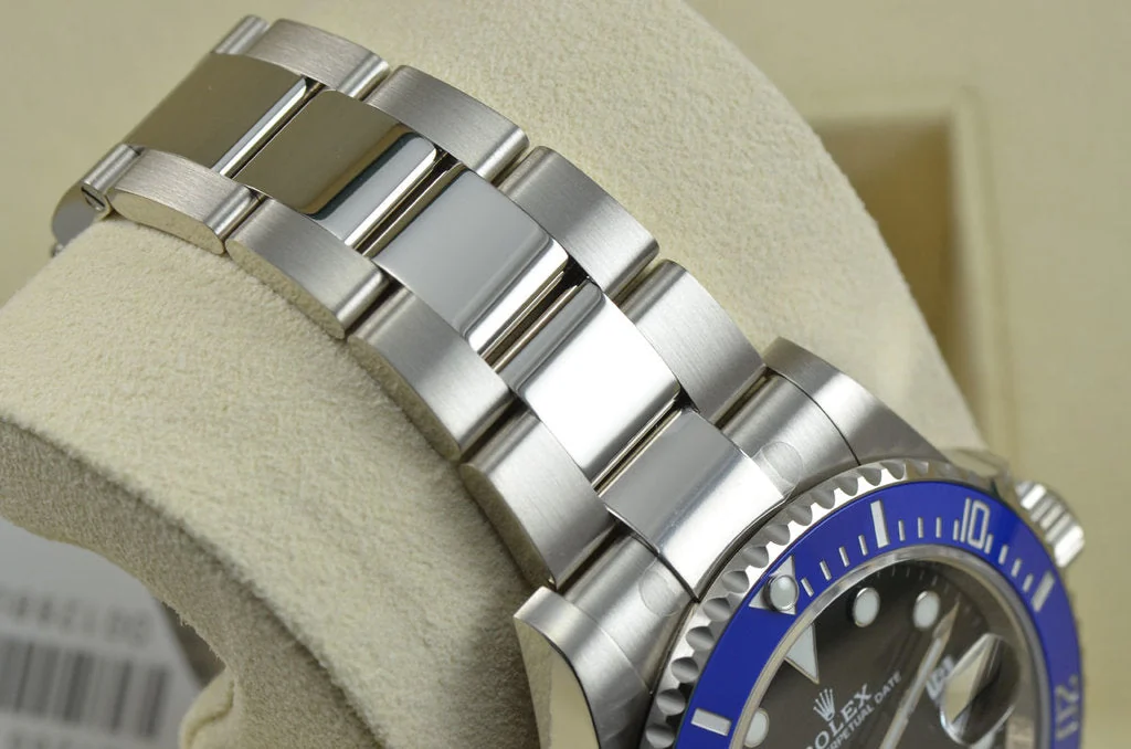 Rolex Submariner Bezel Bleue Dial Black Men's – gallery view