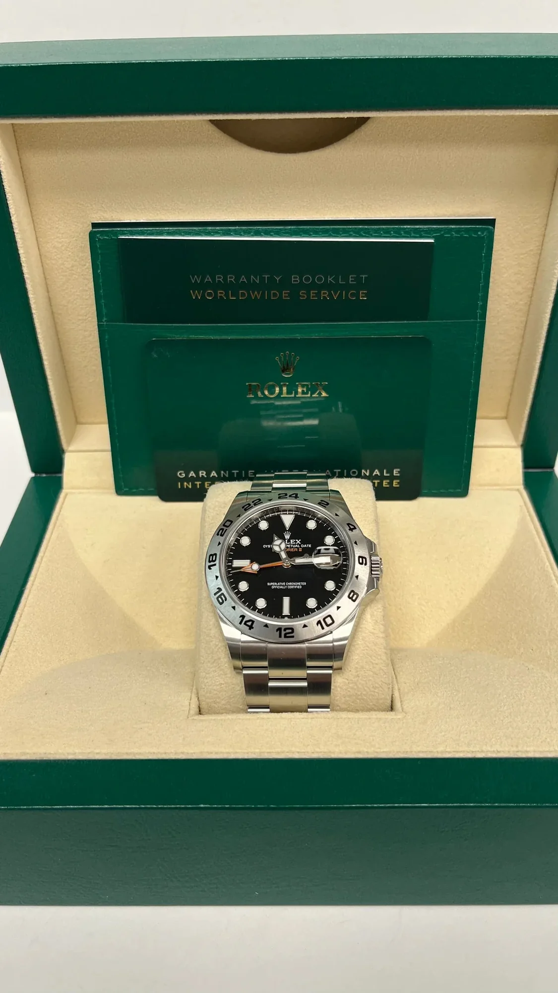 Rolex Oyster Perpetual Explorer II Black Dial 226570 – gallery view