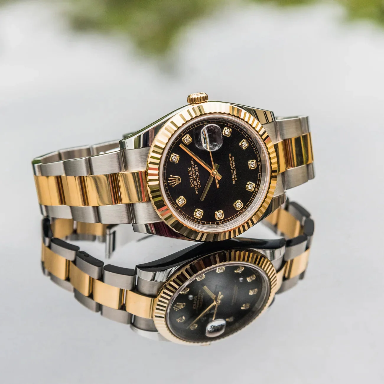 Rolex Datejust Black Diamond Dial Oyster 126333 – gallery view