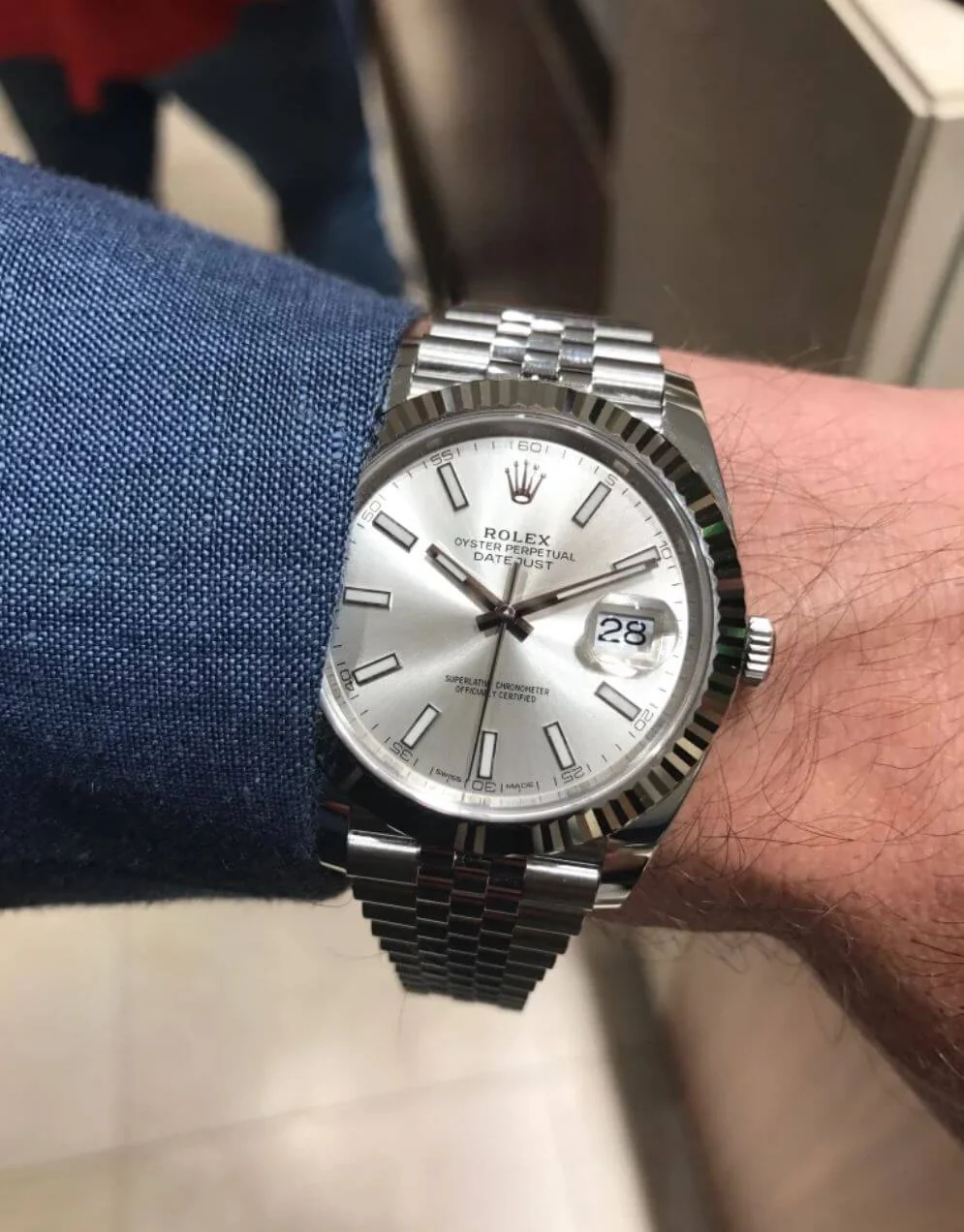 Rolex Datejust 126334-0004 Silver 41 Mm Men's – gallery view