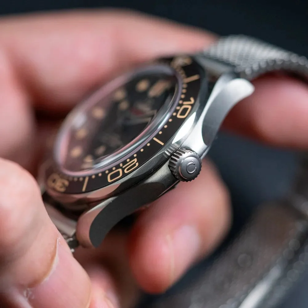 Omega Seamaster Diver 42 MM steel bracelet silver/brown – gallery view